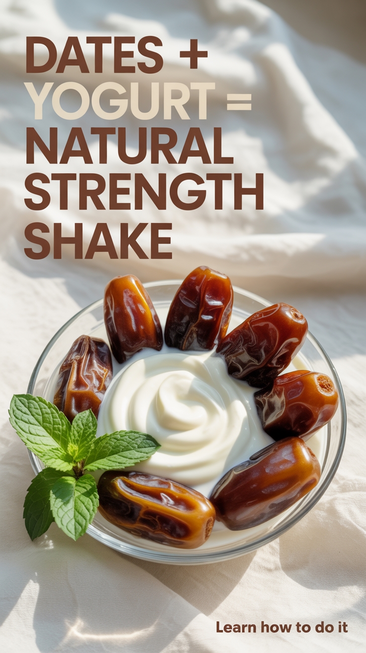 dates and yogurt blend