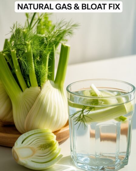 fennel water relieves gas