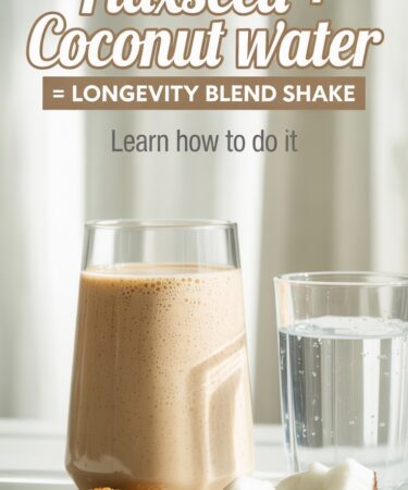 flaxseed coconut water shake