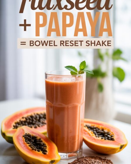 flaxseed papaya bowel shake