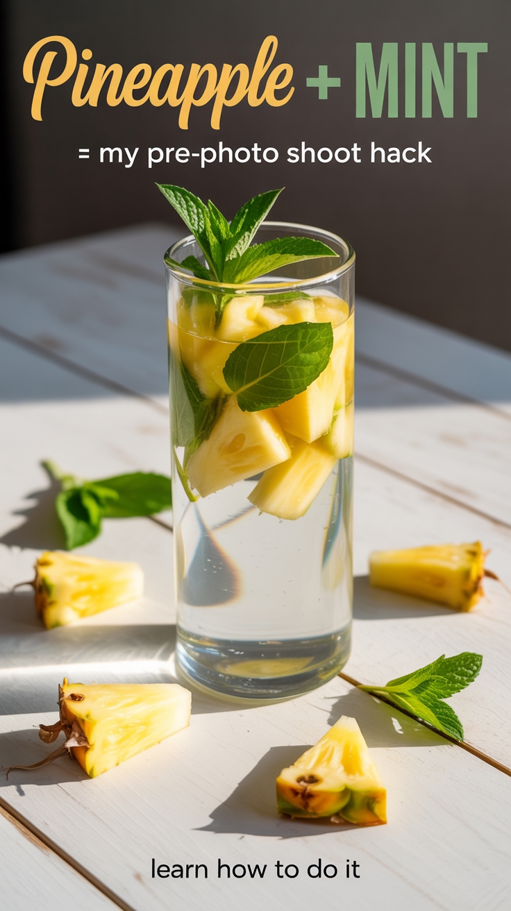 fresh pineapple mint inspiration