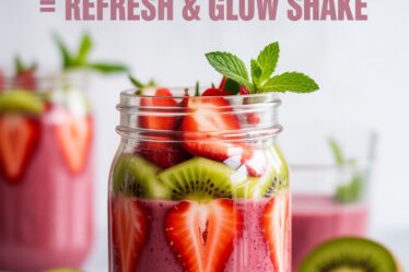 fruity refreshing glow shake
