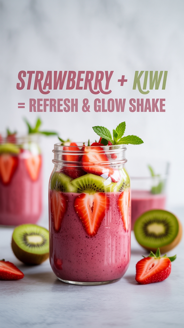 fruity refreshing glow shake