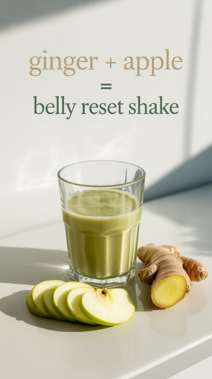 ginger apple belly shake