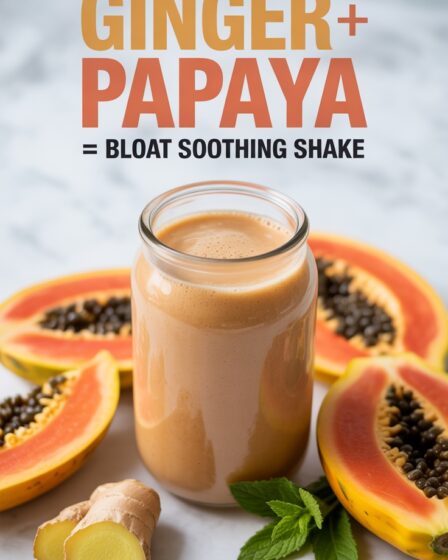 ginger papaya bloat relief