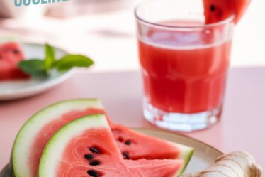 ginger watermelon cooling drink