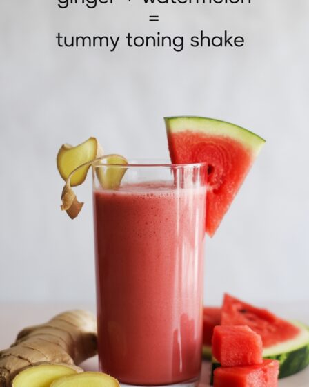 ginger watermelon tummy shake
