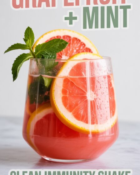 grapefruit mint immunity shake
