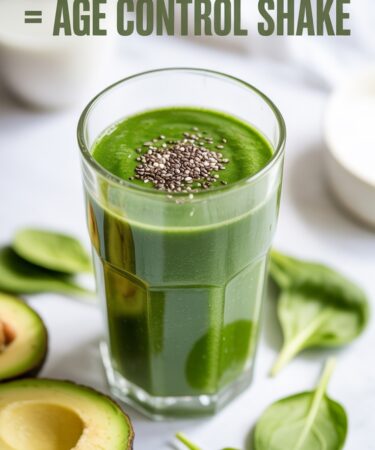 healthy aging green smoothie