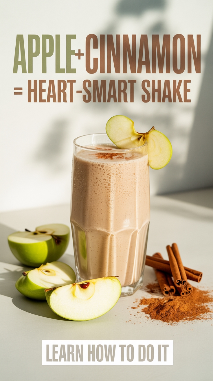 healthy apple cinnamon shake