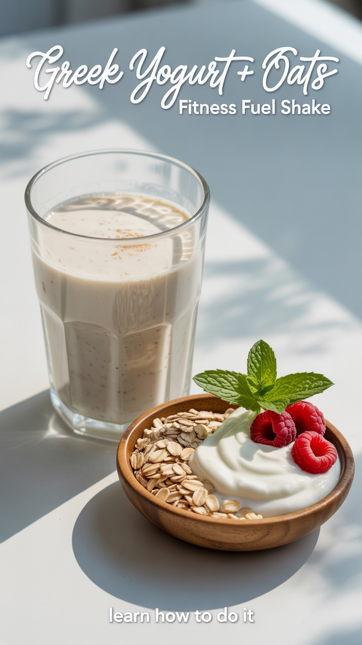 healthy breakfast protein shake