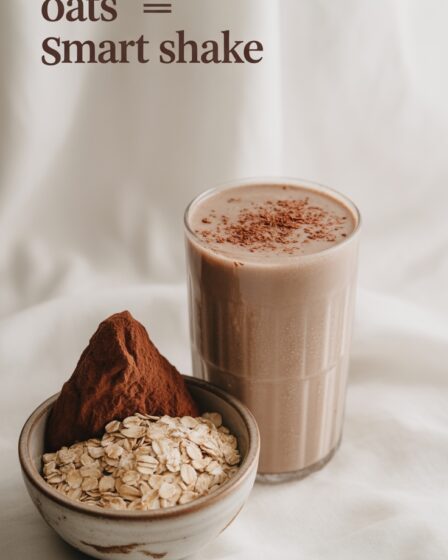 healthy chocolate oatmeal drink
