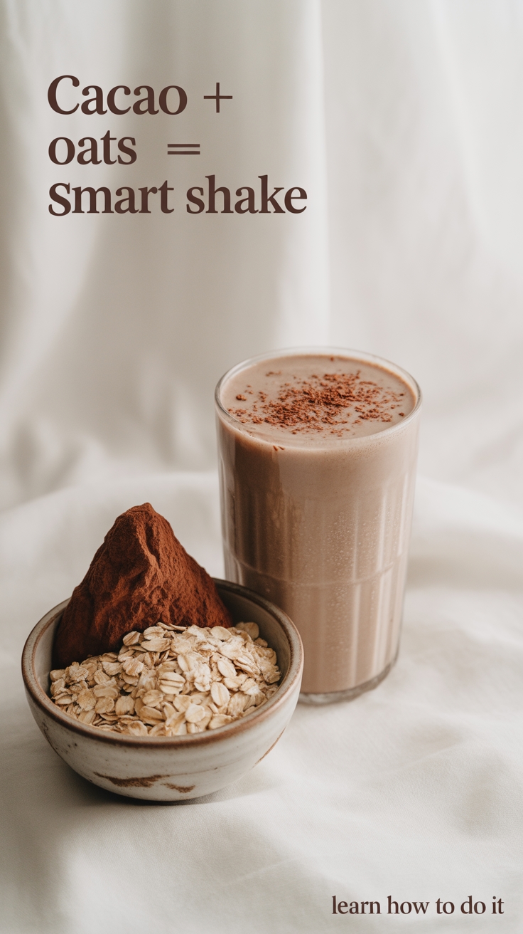 healthy chocolate oatmeal drink