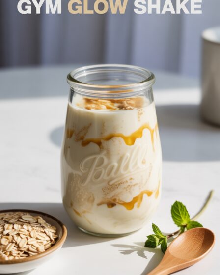 healthy morning fitness drink