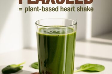 healthy plant based heart shake