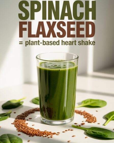 healthy plant based heart shake