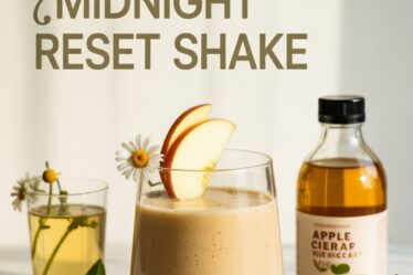 herbal apple cider shake