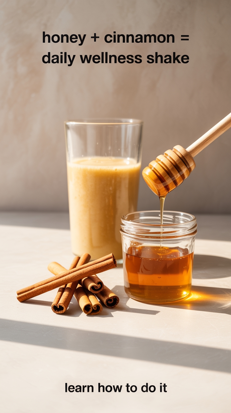honey and cinnamon shake