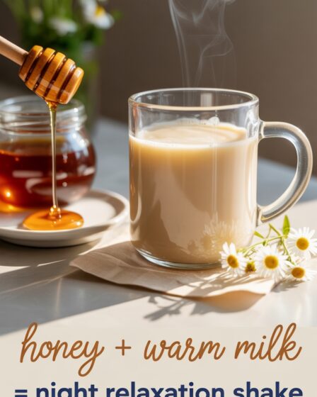 honey and milk soothe nightly