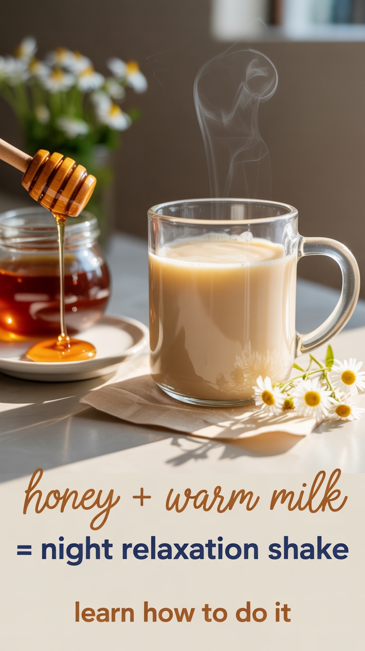 honey and milk soothe nightly