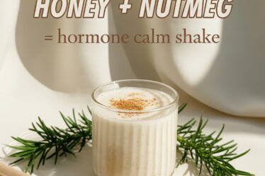 honey and nutmeg calming shake