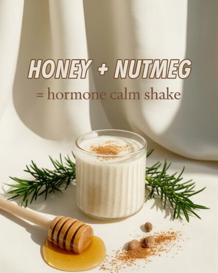 honey and nutmeg calming shake