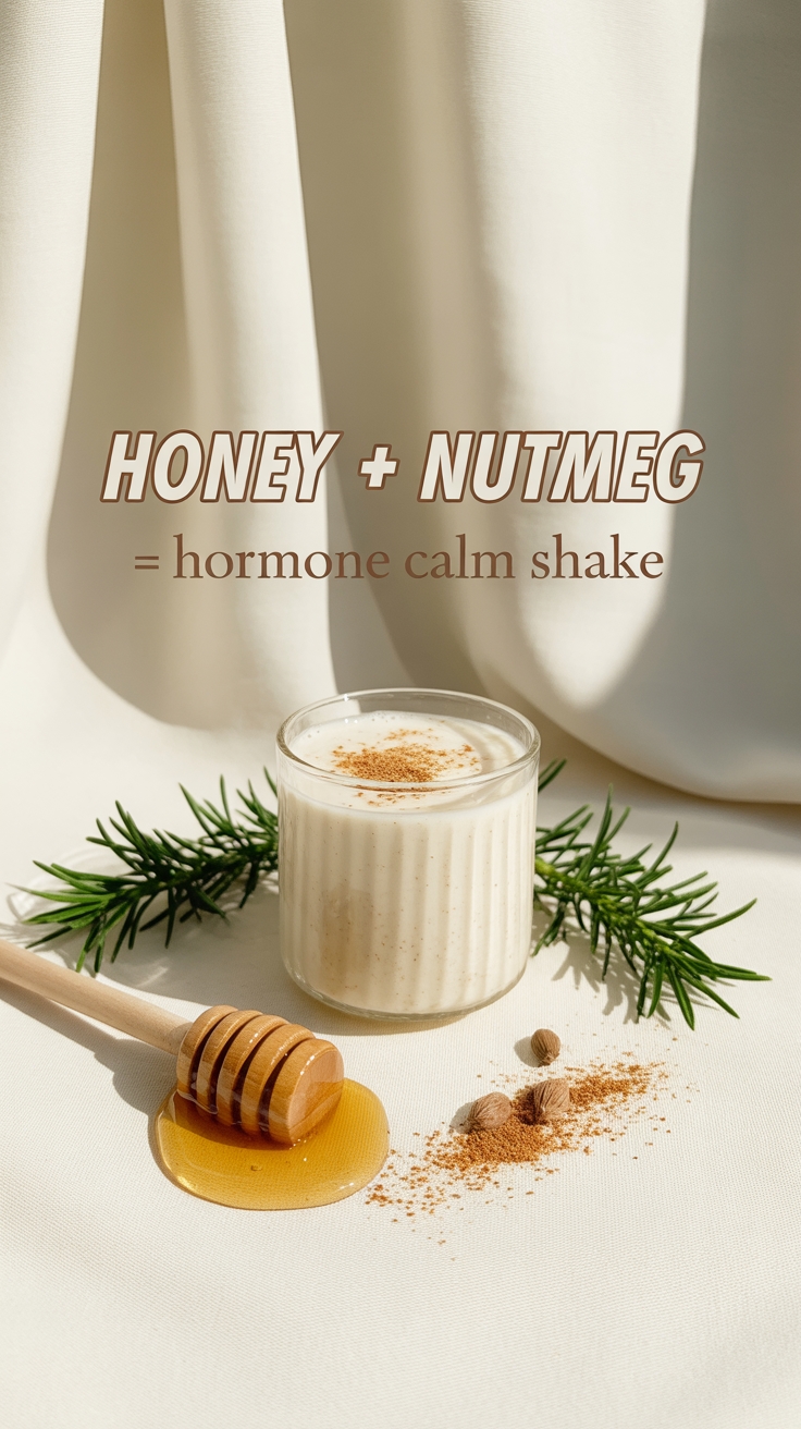 honey and nutmeg calming shake