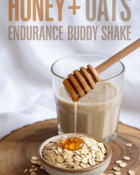 honey and oats power shake