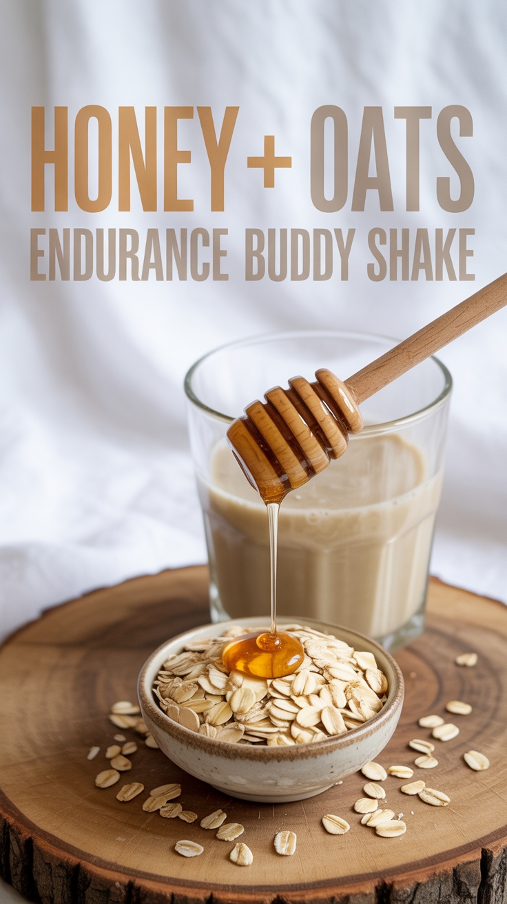 honey and oats power shake