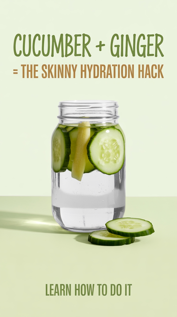 hydrating cucumber ginger mix