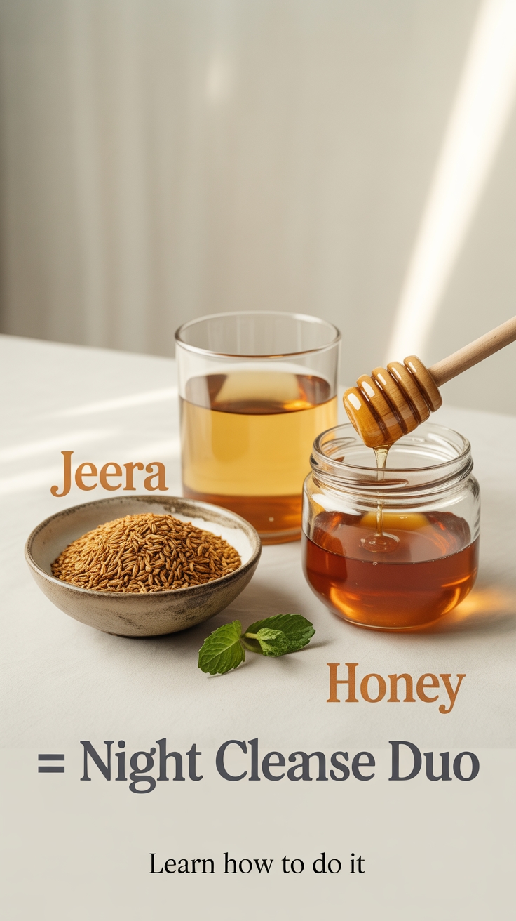jeera and honey night detox