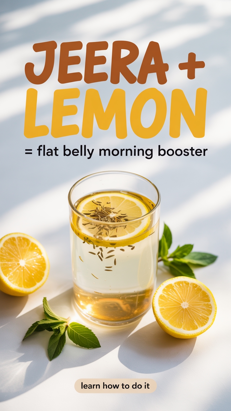 jeera lemon flat belly