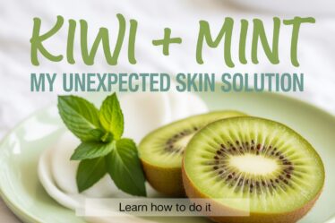 kiwi and mint skincare