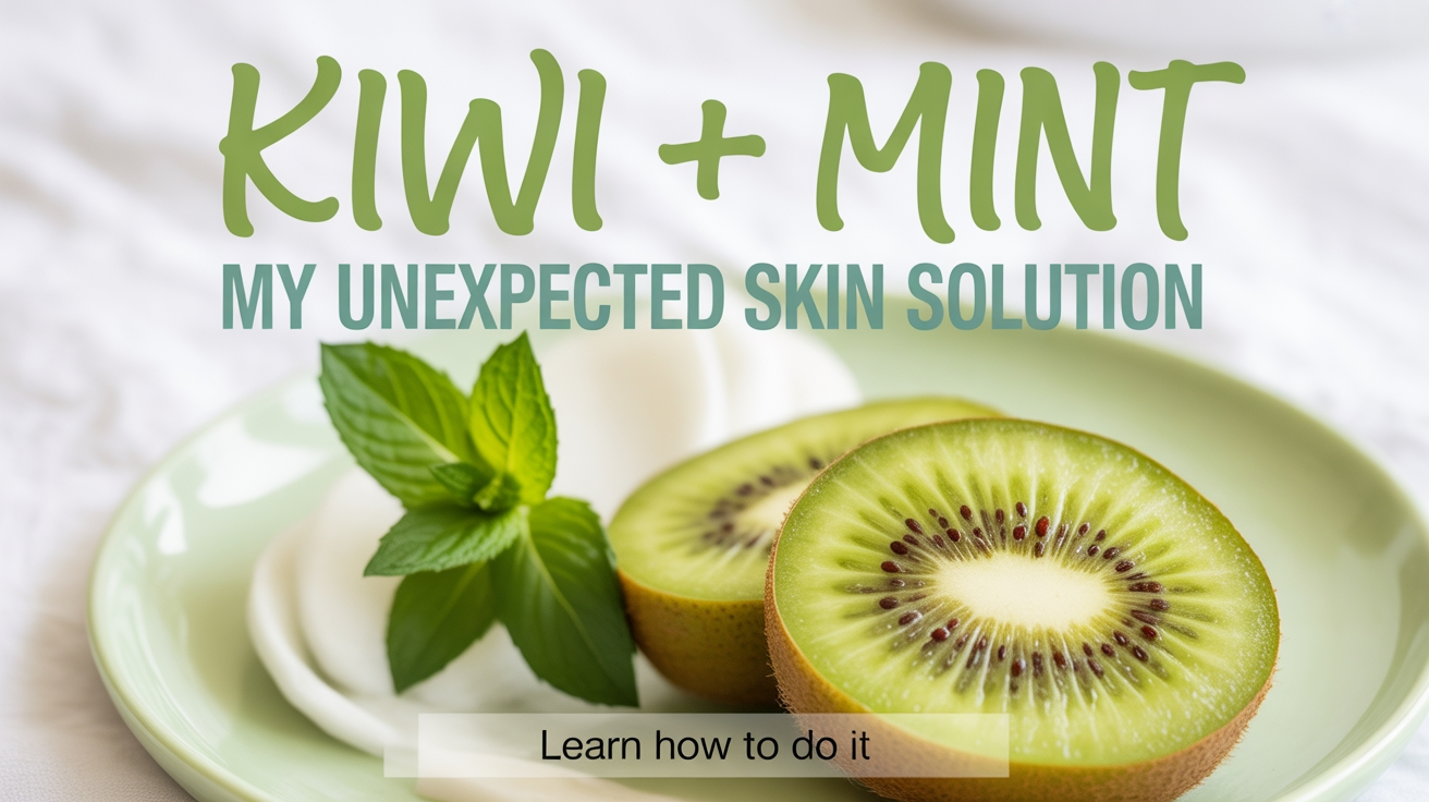 kiwi and mint skincare