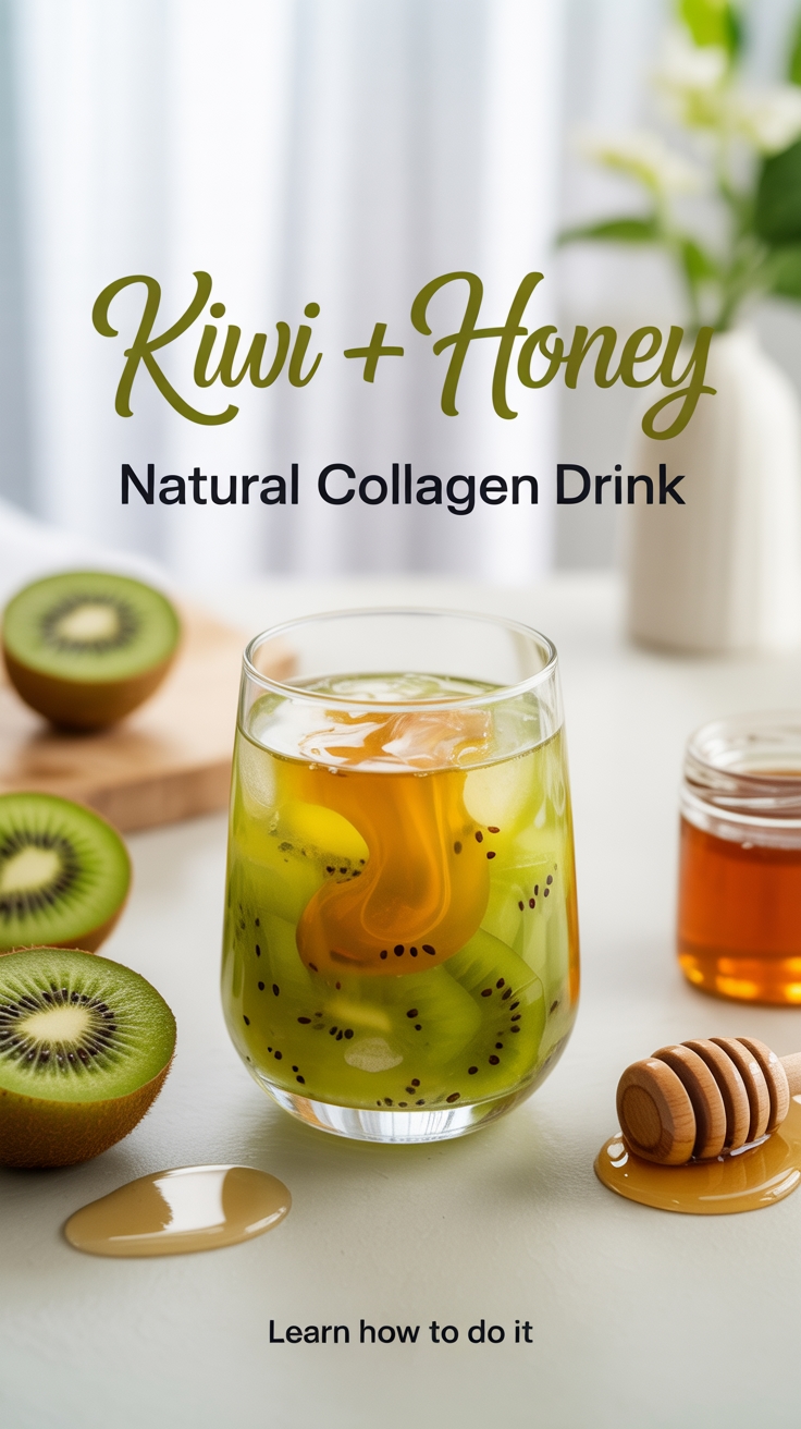 kiwi honey collagen drink