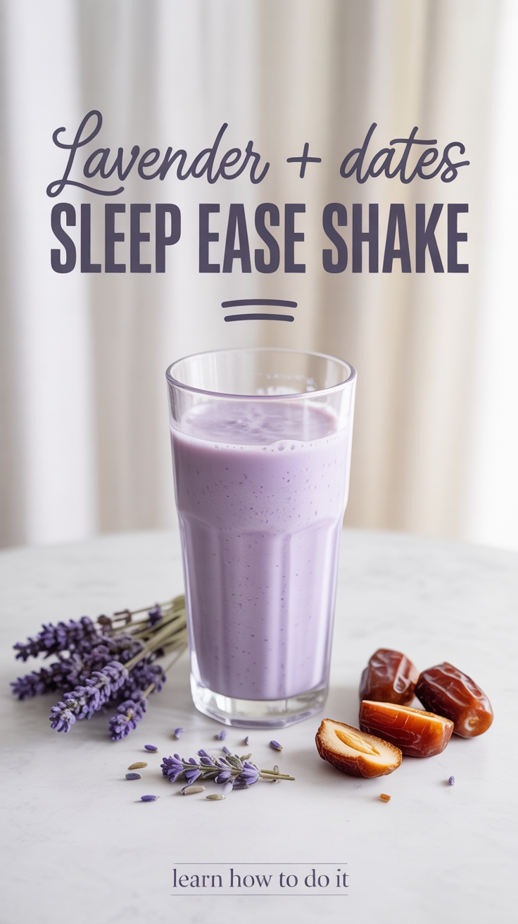 lavender and dates shake