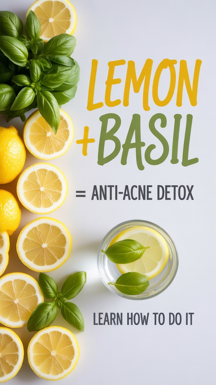 lemon basil acne detox