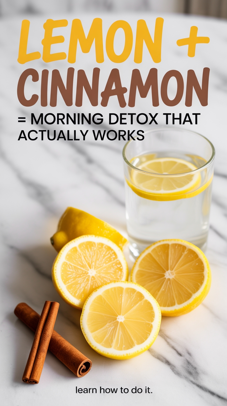 lemon cinnamon morning detox