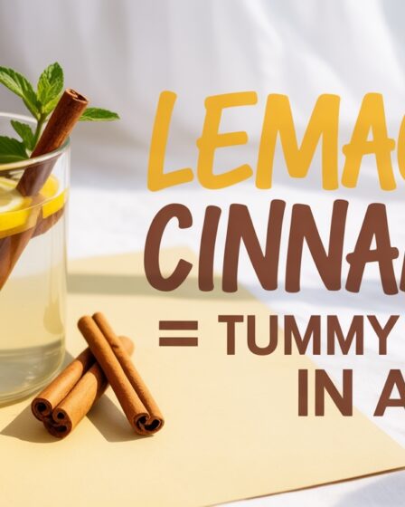 lemon cinnamon tummy detox