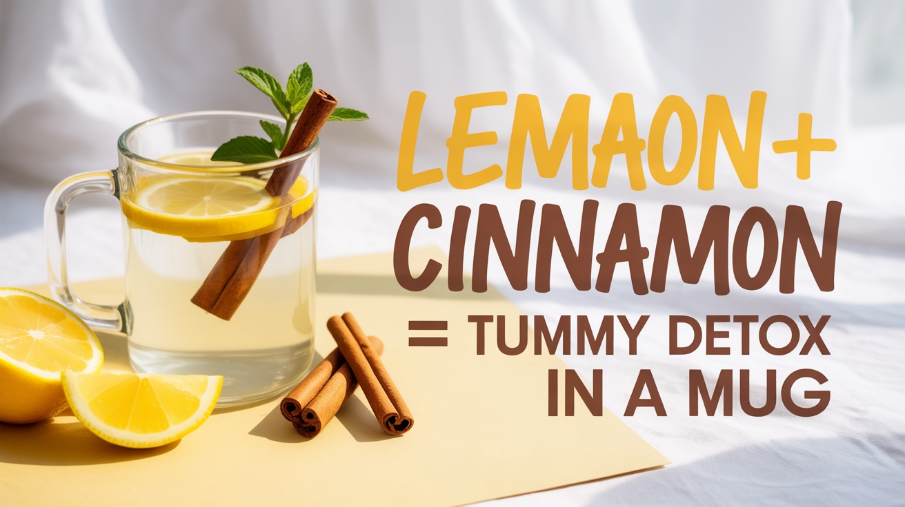 lemon cinnamon tummy detox