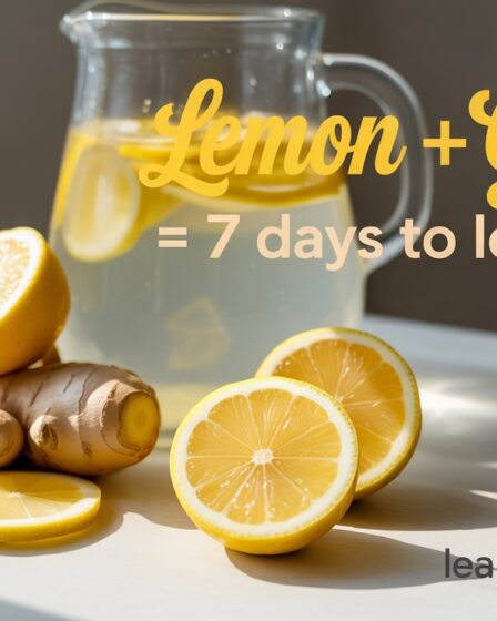 lemon ginger reduces bloating