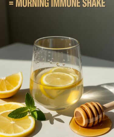 lemon honey morning shake