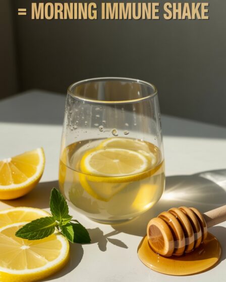 lemon honey morning shake