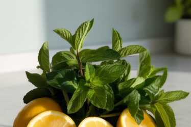 lemon mint slimming drink