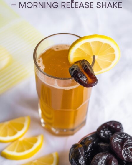 lemon prune morning shake