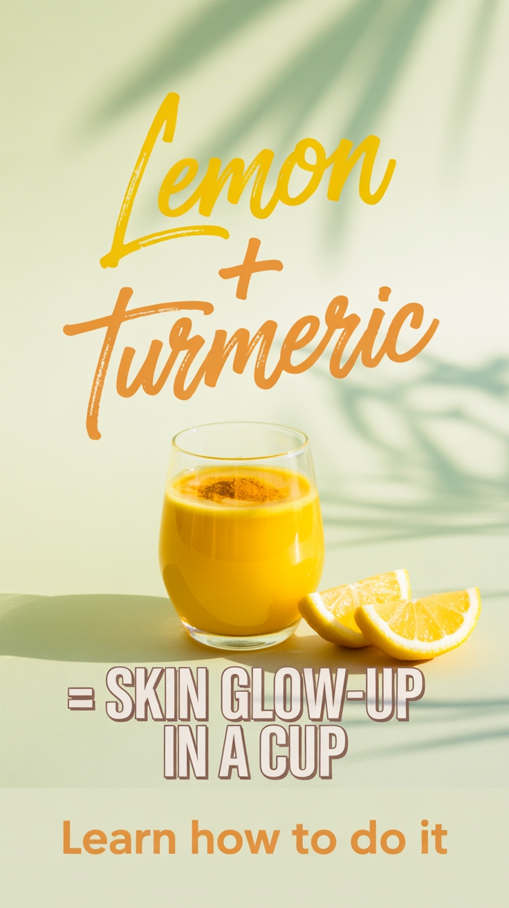 lemon turmeric skin boost