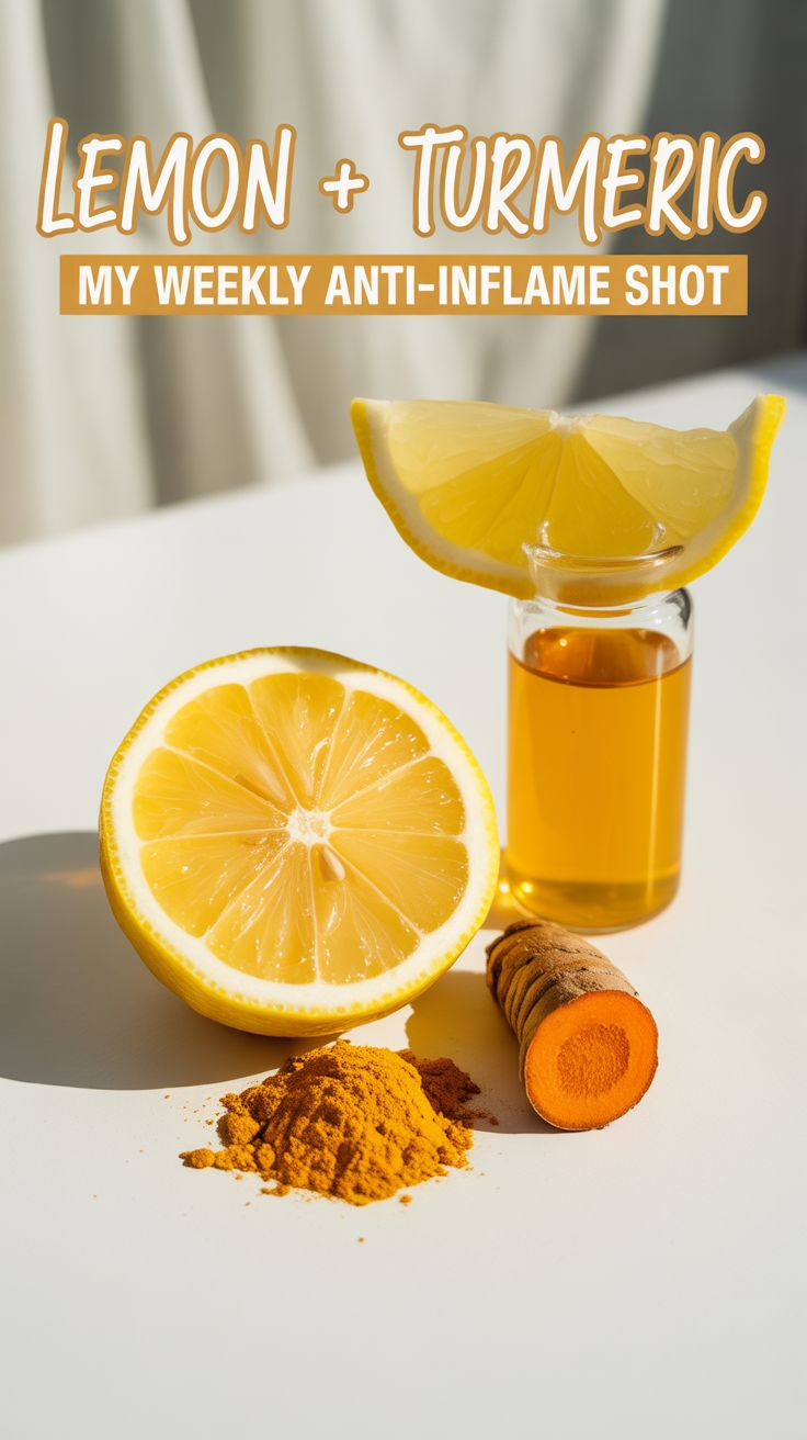 lemon turmeric weekly shot