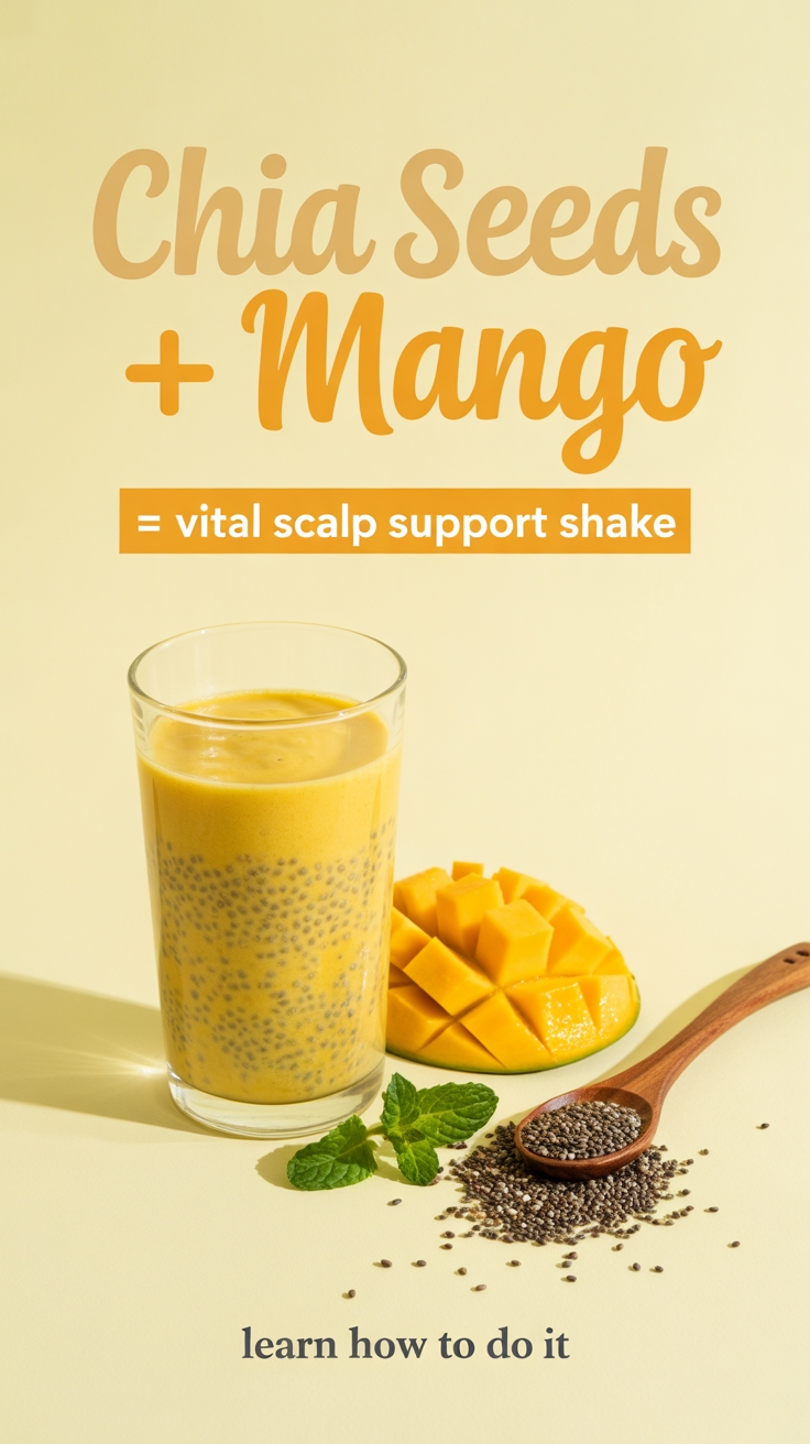 mango chia seed shake