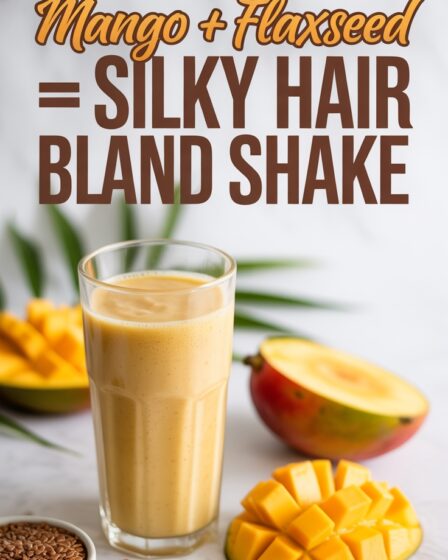 mango flaxseed hair shake