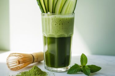 matcha cucumber cleanse shake